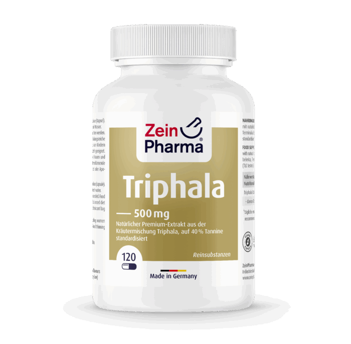 Triphala Extracto 500mg (120 cápsulas)