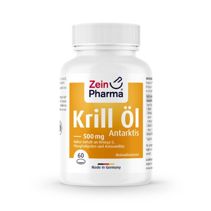 Óleo de Krill Antarctic 500mg (60 cápsulas)