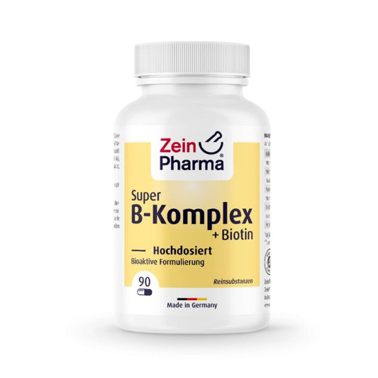 Super Vitamina B Complexo + Biotina (90 cápsulas)