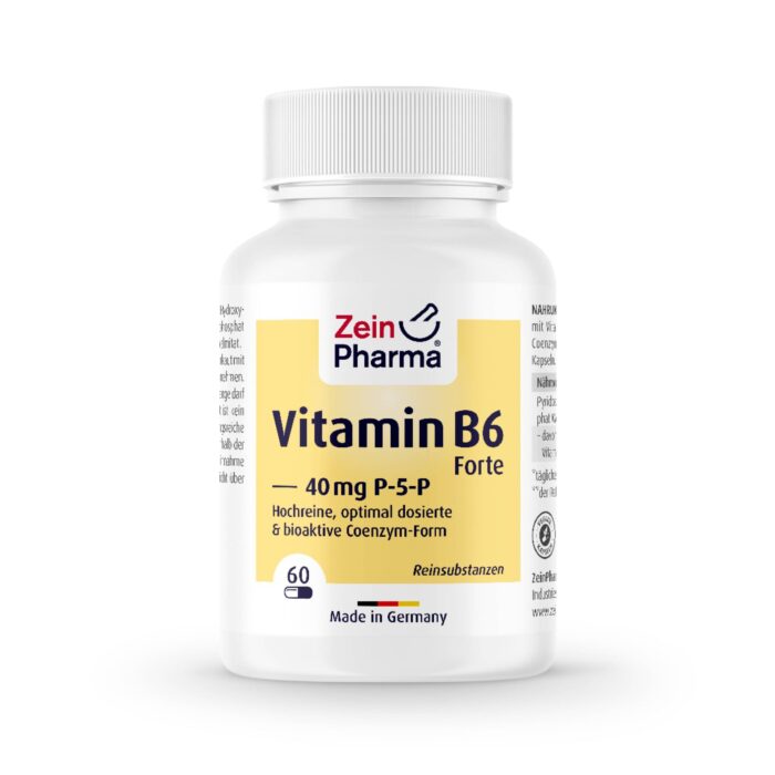 Vitamina B6 (P-5-P) 40mg (60 cápsulas)