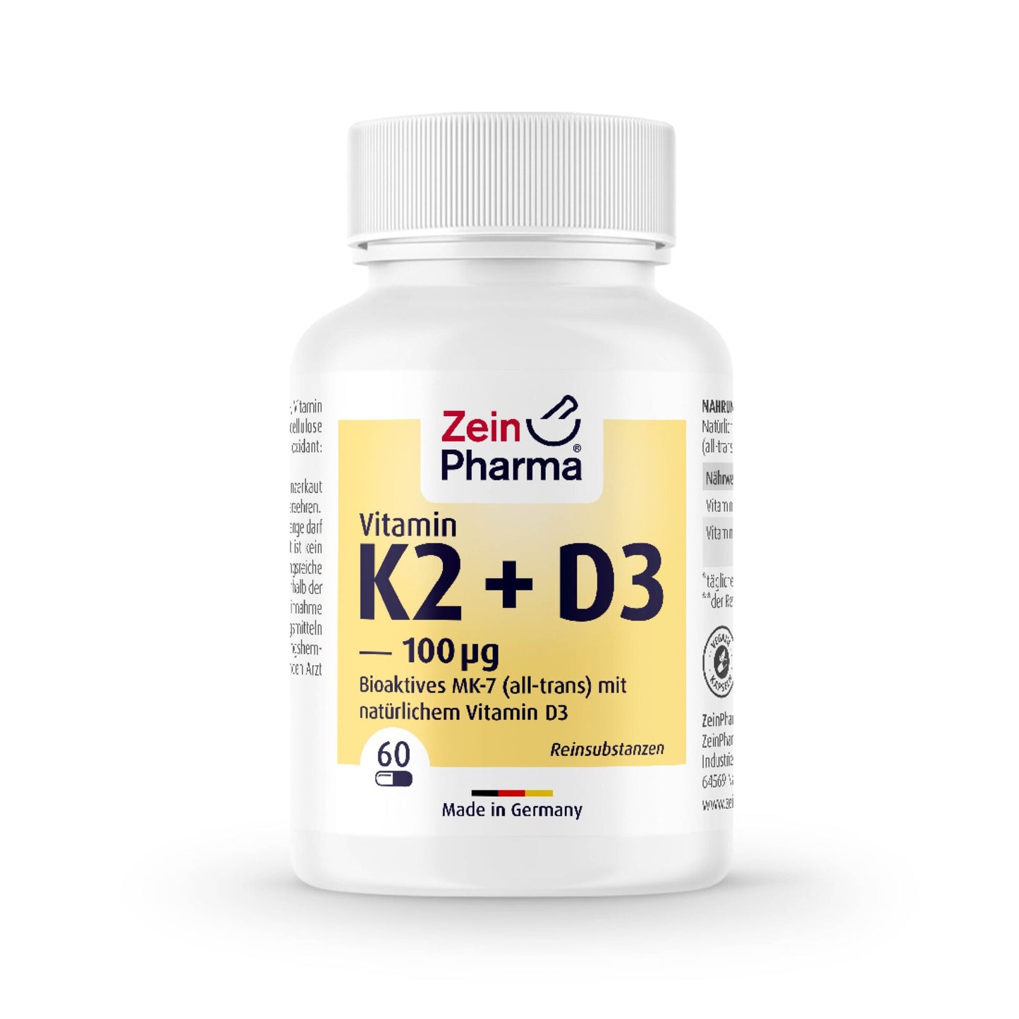 Vitamina K2+ Vitamina D3 - 60 cápsulas