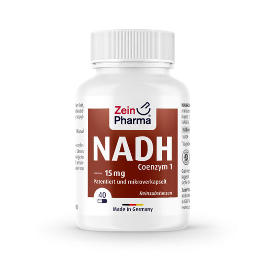 NADH (Coenzyme 1) 15mg (40 cápsulas)