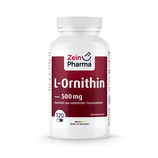 L-Ornitina 500mg (120 cápsulas)