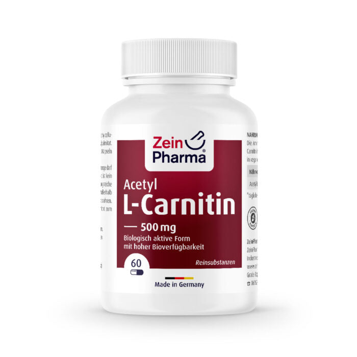 Acetil L-Carnitina 500mg (60 cápsulas)