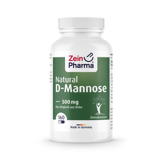 Natural D-Mannose 500mg (160 cápsulas)