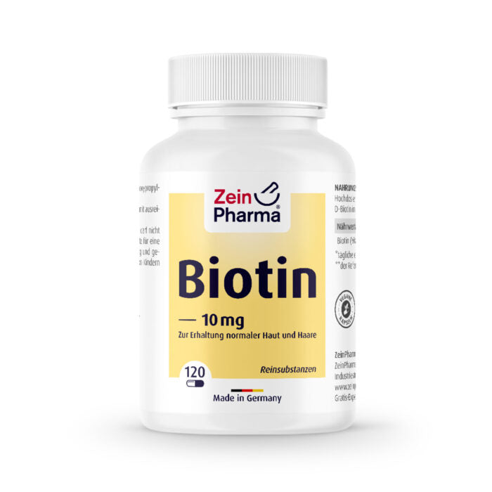 Biotina 10mg (120 cápsulas)